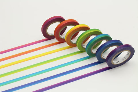 Washi Tape | Gift Box 7 Rainbow Tapes