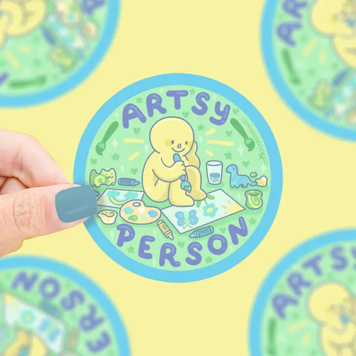 Artsy Person Vinyl Stickers