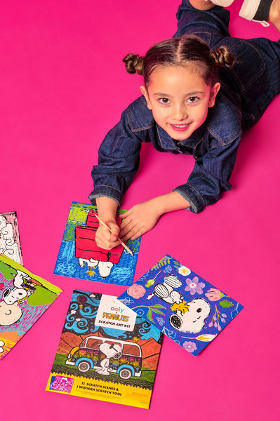 OOLY X Peanuts: Scratch Art Kit (13 Pc Set)