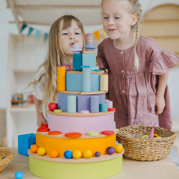 Large Nesting Rainbow | Pastel
