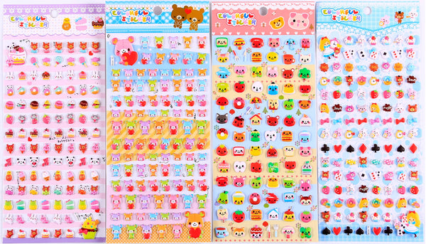 Tiny Puffy Assorted Stickers