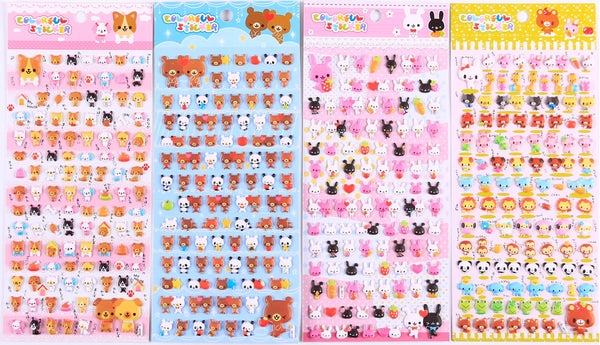 Tiny Puffy Assorted Stickers