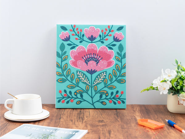 PixelPop Diamond Art Canvas Kit | Wild Flower