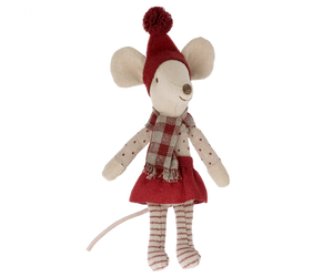 Big Sister Christmas Mouse - Scarf