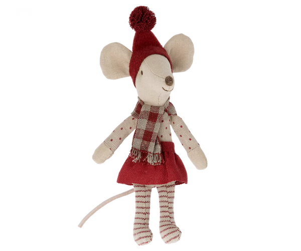 Big Sister Christmas Mouse - Scarf