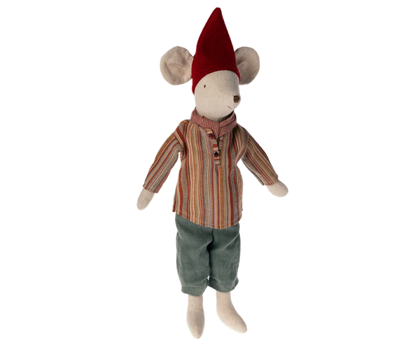 Medium Boy Christmas Mouse - Scarf