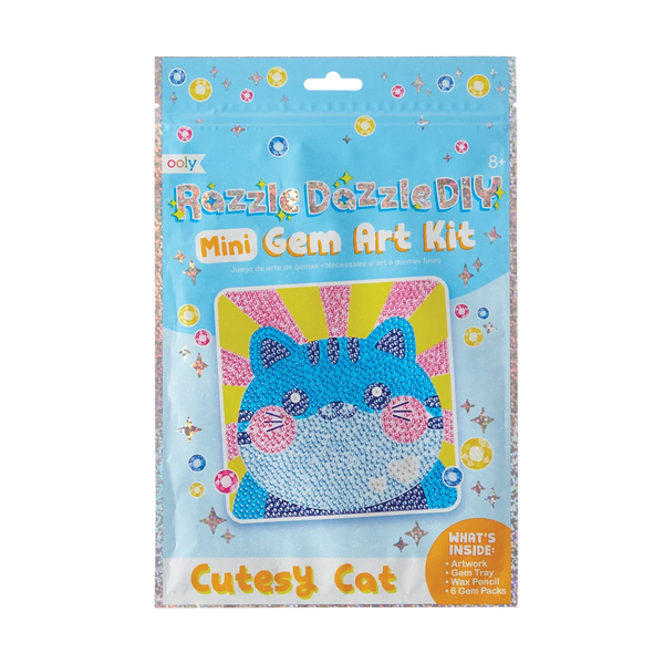 Razzle Dazzle D.I.Y. Mini Gem Art Kit - Cutesy Cat