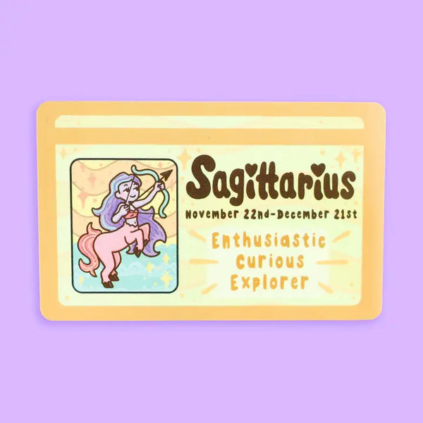 Zodiac Novelty ID Card