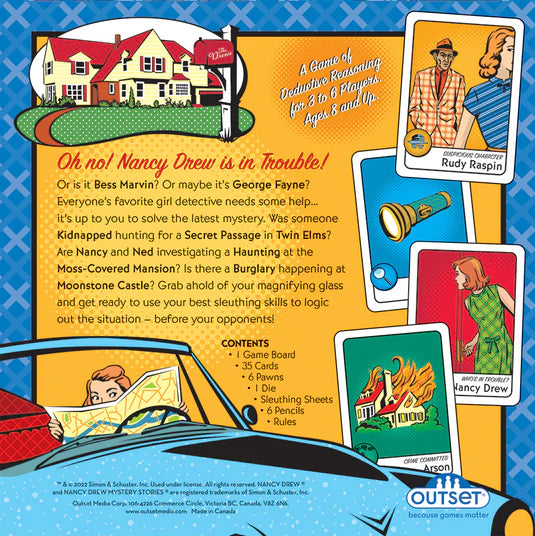 Nancy Drew Mysteries Board Game