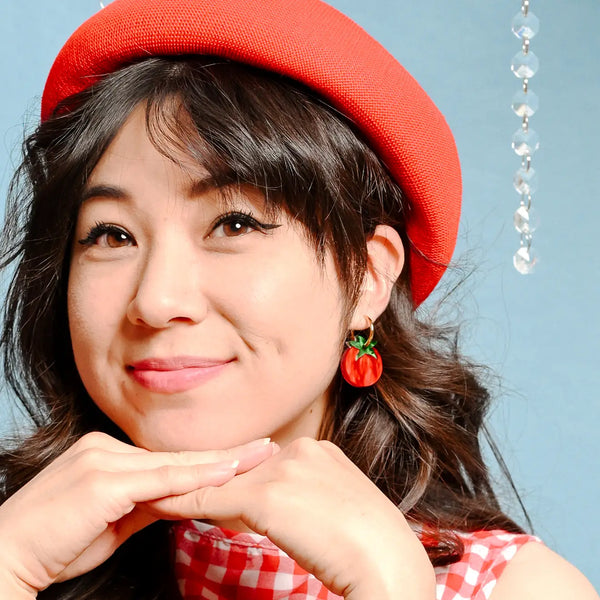Tiny Tomatoes Earrings