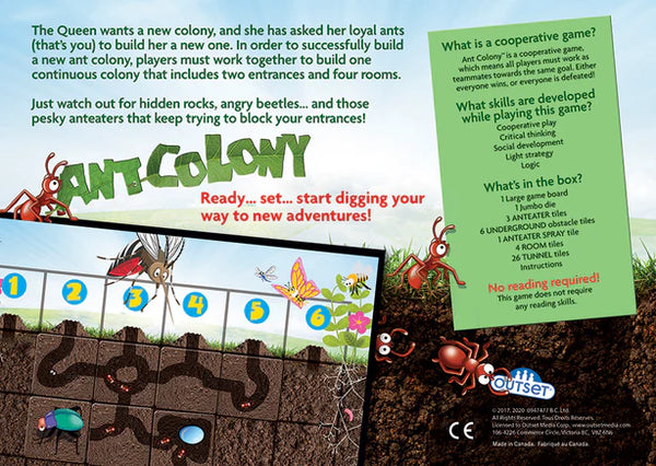 Ant Colony - A Co-operative Tunnel Building Game