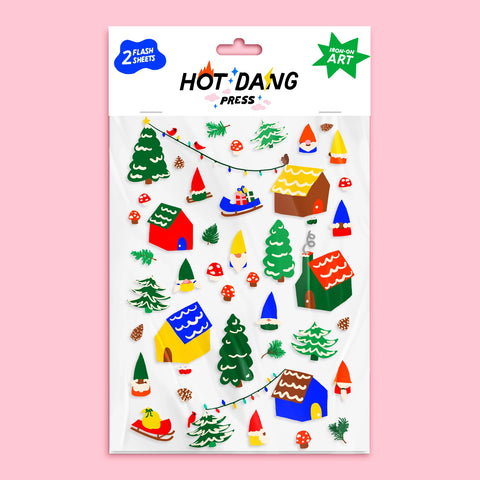 Gnome For The Holidays Iron-On Art Sheet