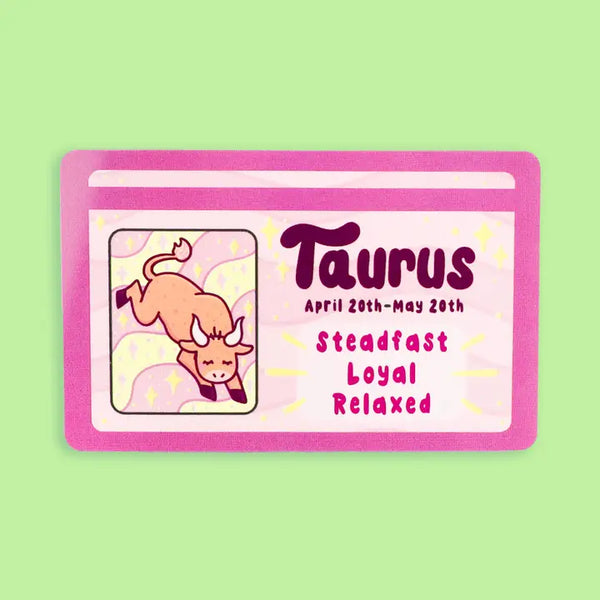 Zodiac Novelty ID Card