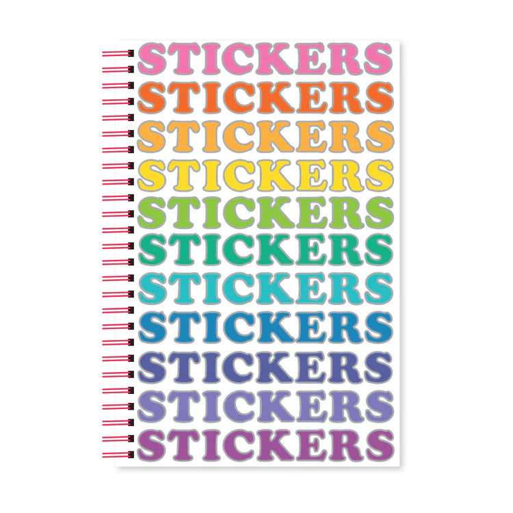 Colorful Stickers Reusable Sticker Book