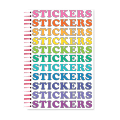 Colorful Stickers Reusable Sticker Book