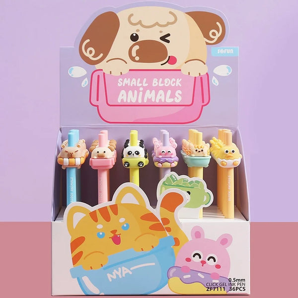 Adorable Animals Retractable Gel Pen