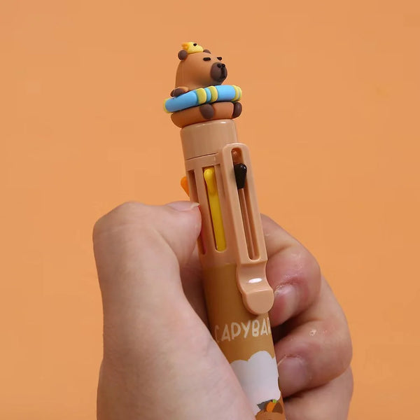 Capybara 8 Colors Ball Pen