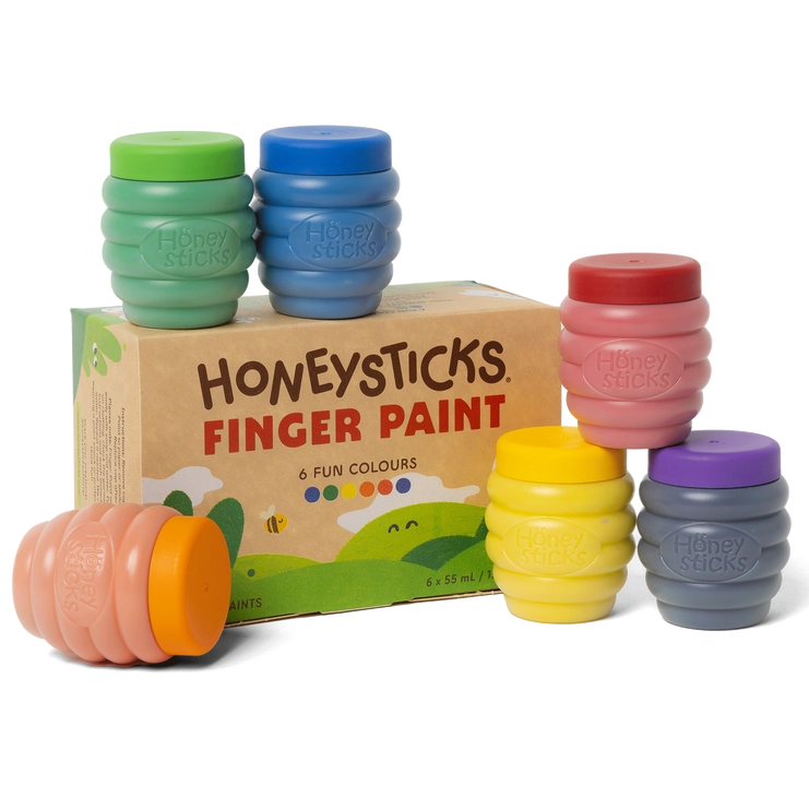 Fingerpaints 6pk - 55ml