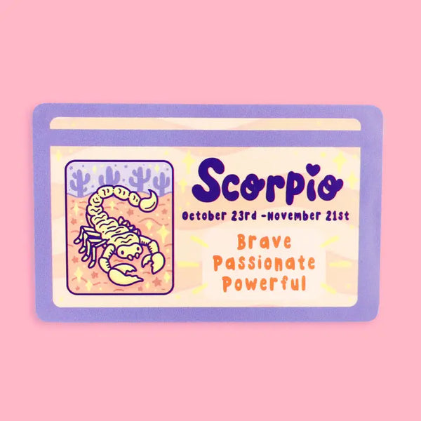 Zodiac Novelty ID Card