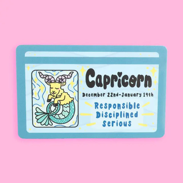 Zodiac Novelty ID Card