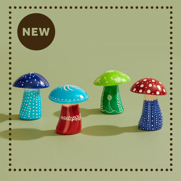Large Soapstone Mushrooms