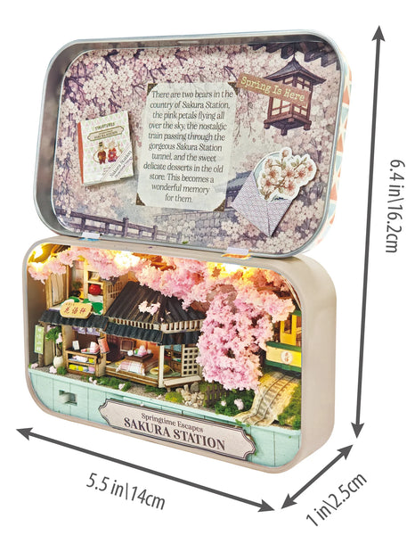 DIY Tiniatures: Sakura Station