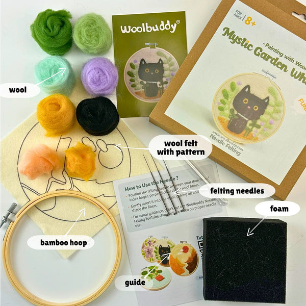 Painting With Wool | Mystic Garden Whiskers