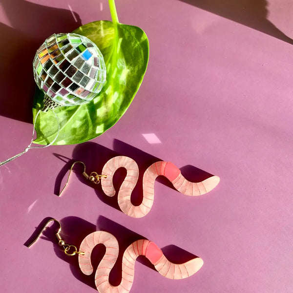Wiggly Worms Earrings