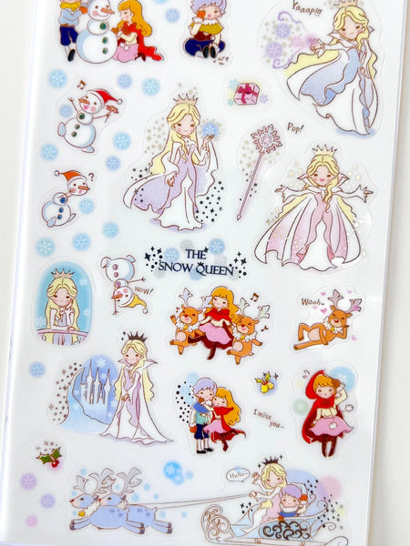 The Snow Queen Fairy Tale Sticker Sheet
