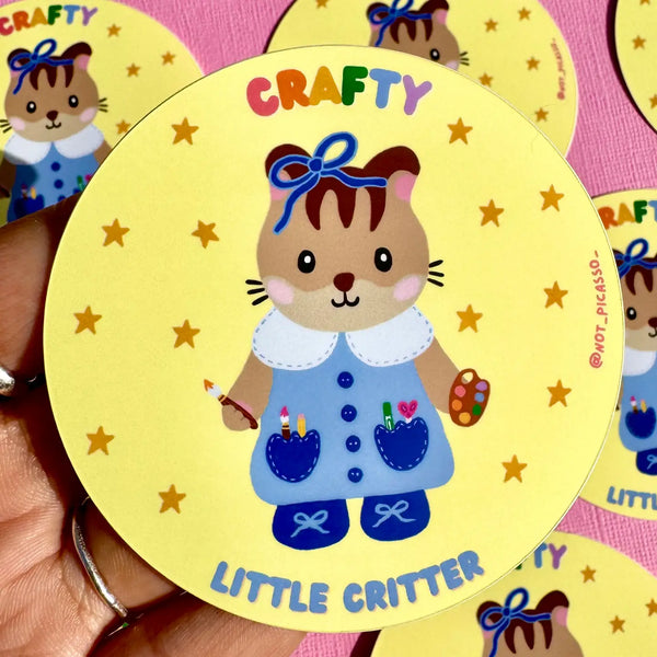 Crafty Little Guy Sticker