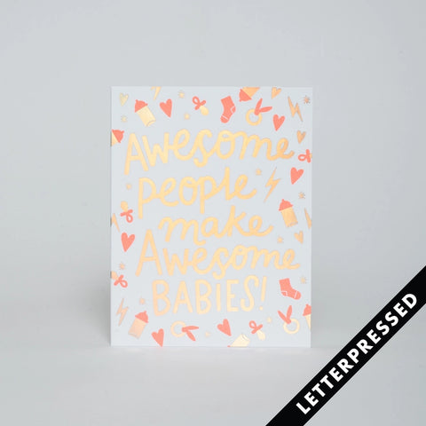 Hello Lucky!- Awesome Babies Card
