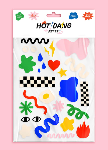 Take Shape Iron-On Art Sheet