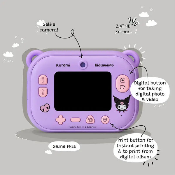 Kuromi Instant Print Digital Camera