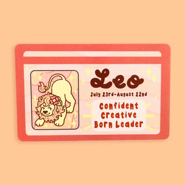 Zodiac Novelty ID Card