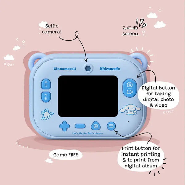 Cinnamoroll Instant Print Digital Camera