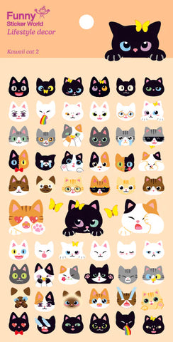 Kawaii Cat Stickers Volume 2