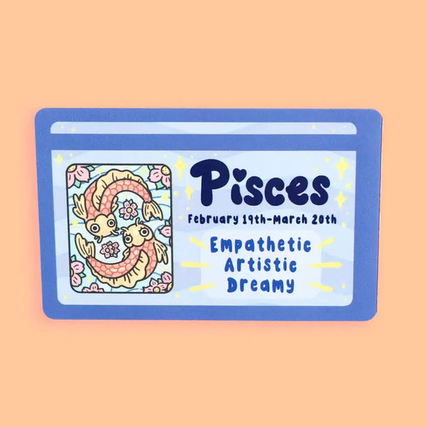 Zodiac Novelty ID Card