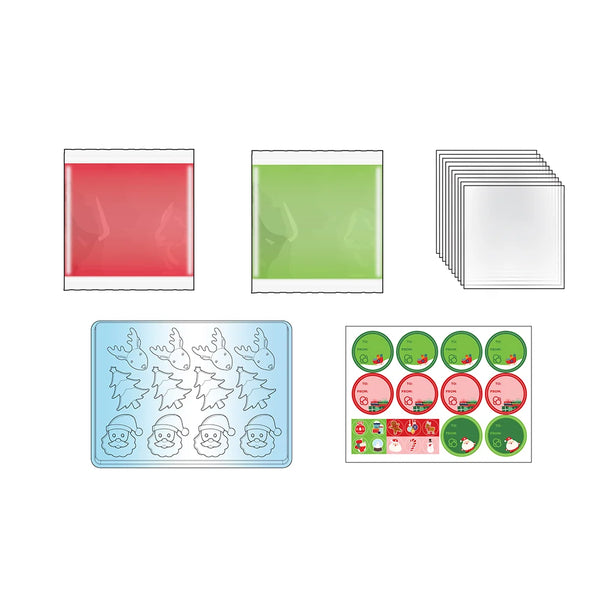 Gummy Candy Kit - Trees, Santas & Reindeer