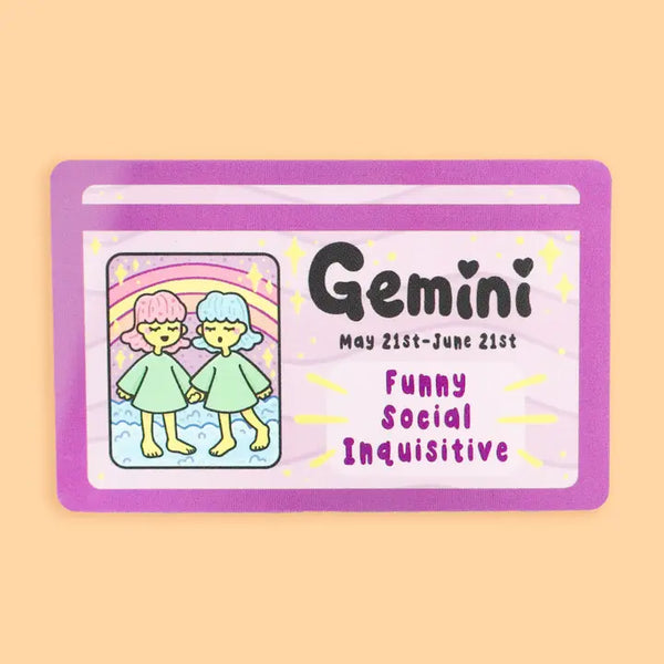 Zodiac Novelty ID Card