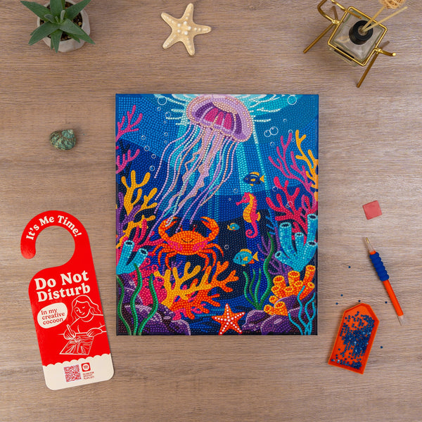 PixelPop Diamond Art Canvas Kit | Where Corals Glow