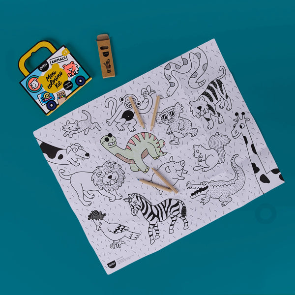 Omy Mini Coloring Kit | Animals