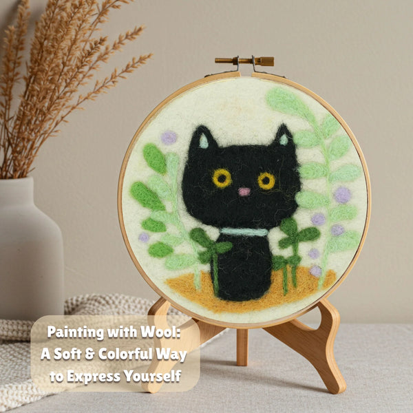 Painting With Wool | Mystic Garden Whiskers
