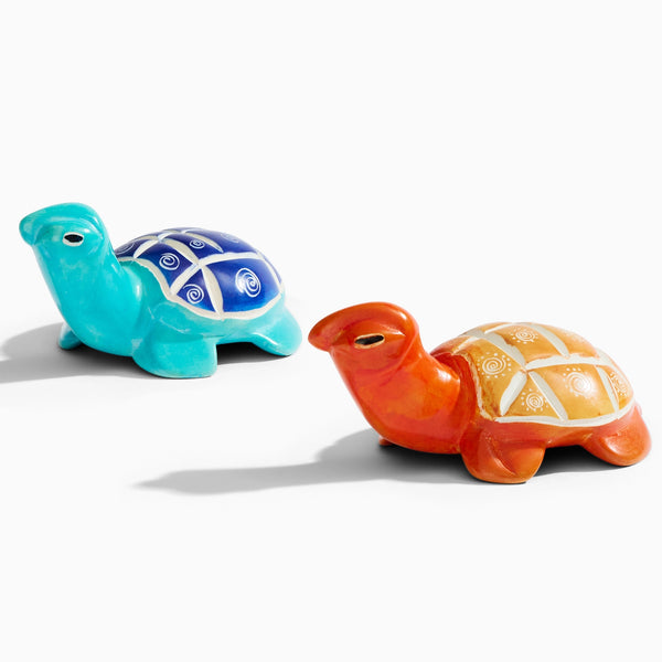 Multi-Color Soapstone Turtles