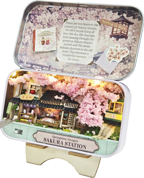 DIY Tiniatures: Sakura Station