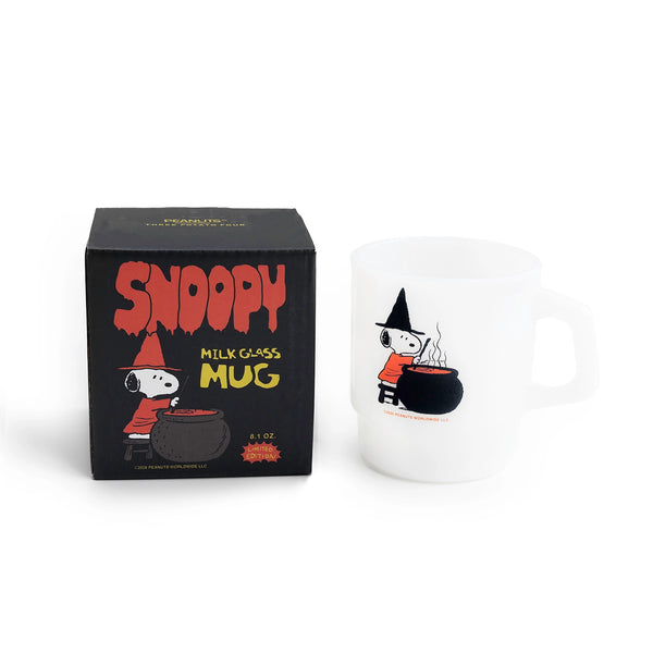 Peanuts® Halloween - Snoopy Witch Milk Glass Mug