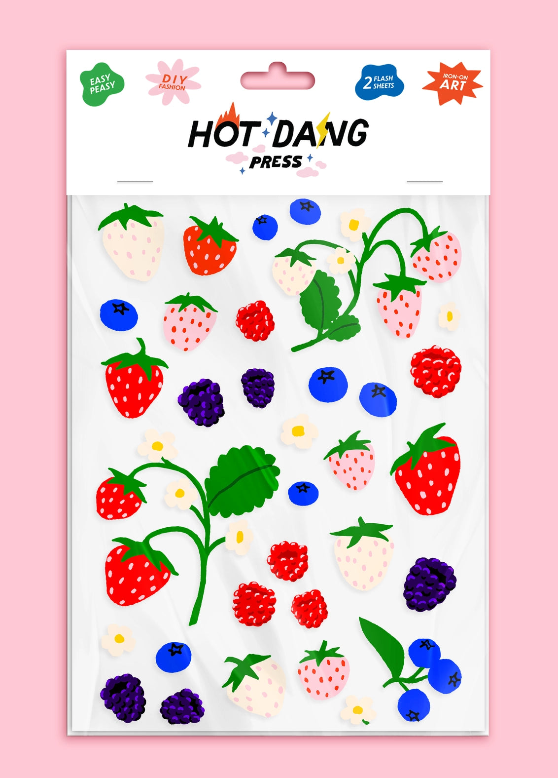 Oops All Berries Iron-On Art Sheet