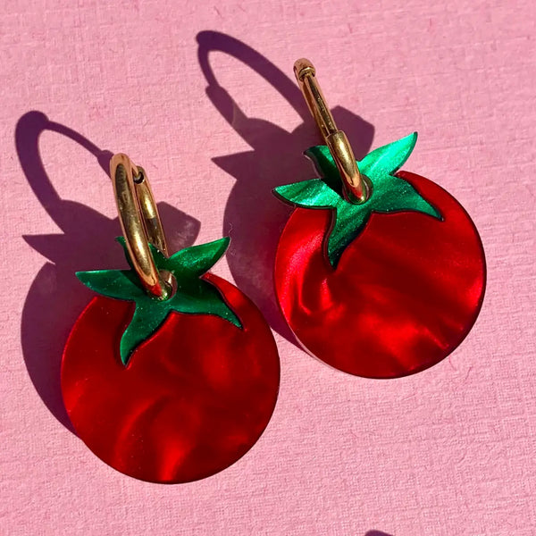 Tiny Tomatoes Earrings