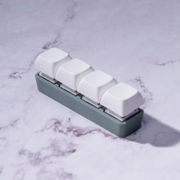 4-Key Silent Keyboard Fidget Keychain