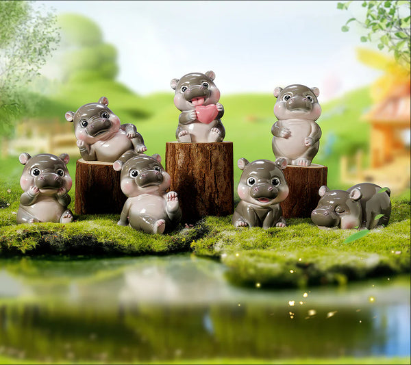 Moo Deng Hippo Blind Box