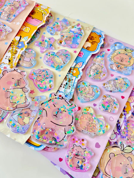 Capybara Water Stickers| Vol. 1